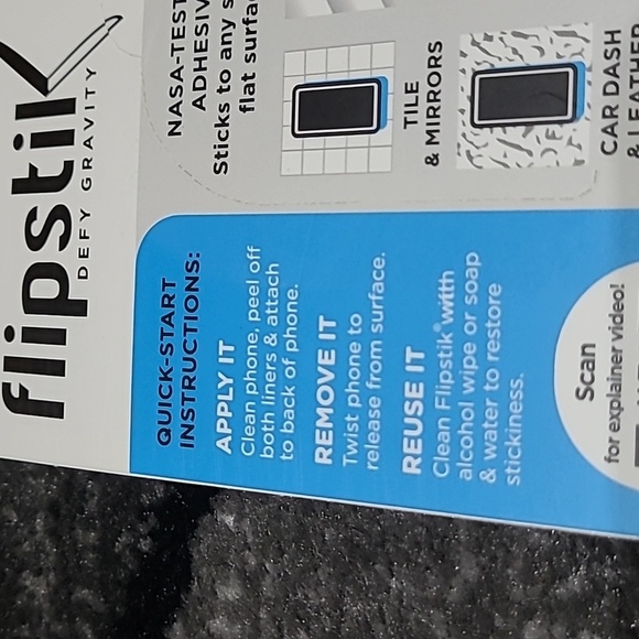 FLIPSTIK DEFY GRAVITY CELL PHONE GRAY STICK KICK STAND PRICE FIRM - Picture 7 of 10